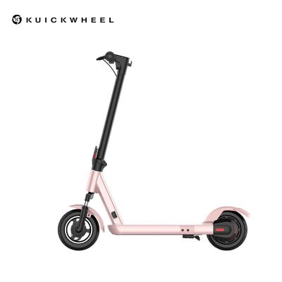 China New Pink 2021 Kuickwheel Unisex Foldable Electric Kick Scooter 500W High Power for sale