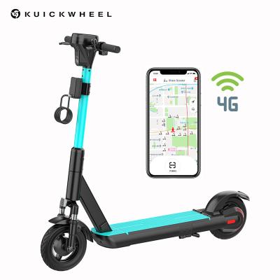 China 2021 Unisex Fashionable Dockless Sharing Two Wheel Function APP GPS Electric Kick Scooter With 4G IoT Switchable Battery for sale