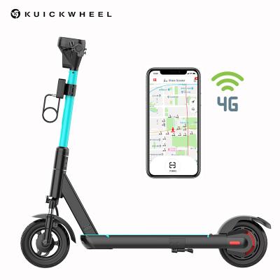 China Dockless 2021 New APP Sharing / Rental Function Unisex Electric Kick Scooter 4G IoT GPS Switchable Battery for sale