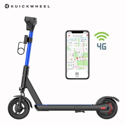 China New Unisex APP Function Sharing / Rental Electric Kick Scooter 4G IoT GPS Switchable Battery IPX7 Waterproof for sale