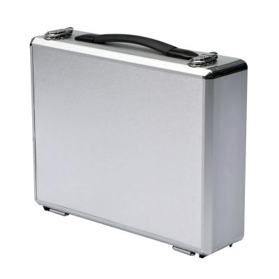 China Multi Functional Silver Aluminum Toy Storage Laptop Metal Briefcase for sale