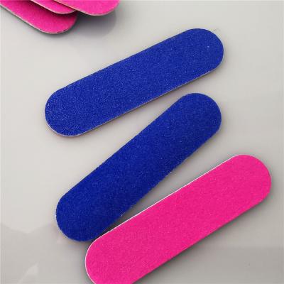 China Grit Sanding Nail Folder Professional Manicure Pedicure Tools Block Mini Disposable Nail Buffer Files Double Side Nail Folder 100pcs/pack Paper Side for sale