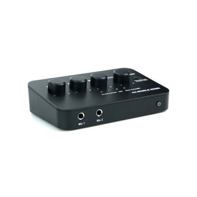 China Record Computer Phone Live Broadcast Sound Card Home Music BT Audio Mixer to Mini for sale