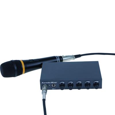 China 5W Portable Use Powersoft Mini Music Mixer With Mic R508 From Usb Ktv for sale