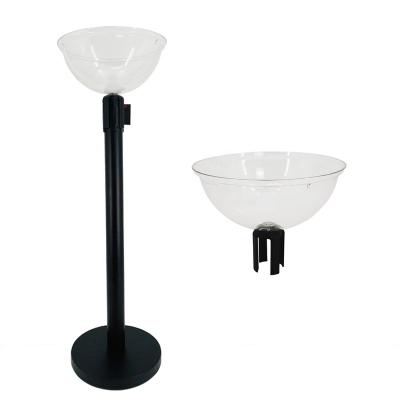 China PC CUP for Retractable Belt Barrier Post , Queue Stands Pole Holder Dia.356*160mm for sale