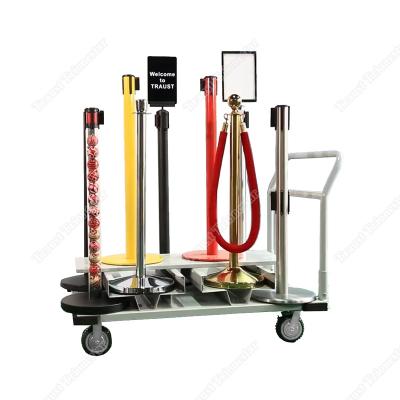 China Eco - Friendly Traust Trolley For Retractable Belt Rack Rope Barrie for sale