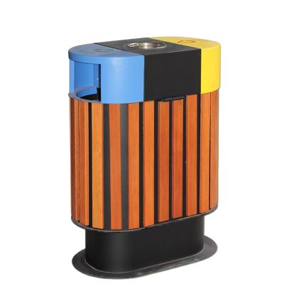 China Sustainable High Quality Economical Steel Waste Bin for sale