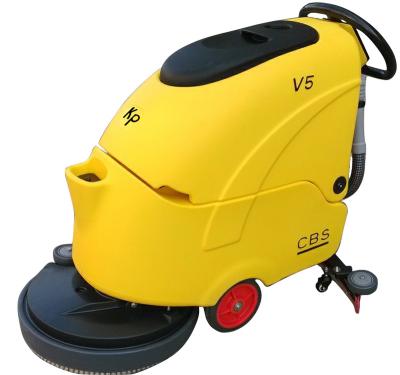 China Automatic Hotels Walk-Behind Floor Cleaning Machine Battery Floor Scrubber for sale