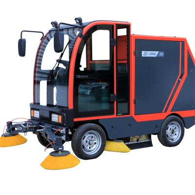 China 240L Metal Rust Removal Bin Cleaning Car With Auto Hydraulic System for sale