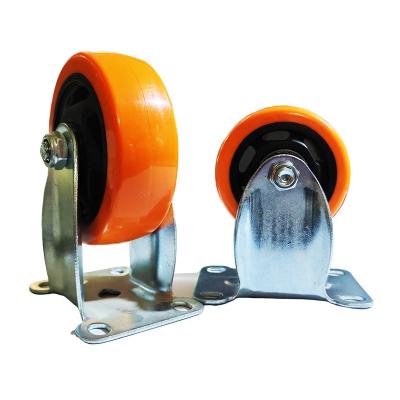 China swivel & Powerful Medium Duty Activity Caster Type Rigid PVC Or PP Wheel Outdoor For Carts for sale