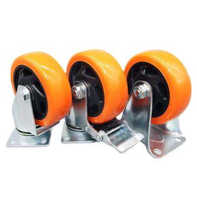 China swivel & High Quality Rigid Brake 3 Inch Custom Casters For Food Factory for sale