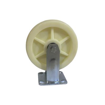 China swivel & Rigid Flight Case Accessories Locking Steel Vintage Corner Caster Trolley PP Caster Wheels Scaffolding Caster Wheel With Brake for sale