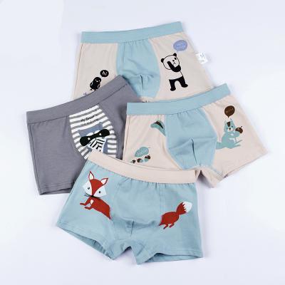 China 2pcs/pack Cotton 2pcs/pack High Quality Viable Cartoon Cute Kids Boxers Shorts Briefs Boys Kids Underwear for sale