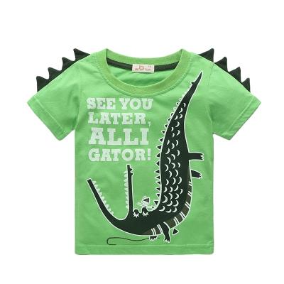 China Short Sleeve Kids Boys T-shirt Design Baby Cotton Tops Summer Clothing Toddler T-shirt Cute Kids Play Clothes for sale