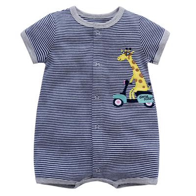 China Factory direct sale 100% cotton short sleeve baby romper baby romper summer baby onesies clothing for sale