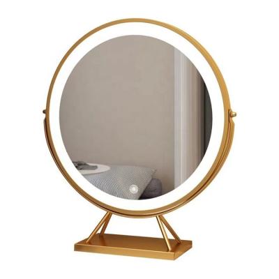 China High Quality Rotary Lighted Makeup Mirror Led Pocket Mirror Hot Sale Led Light Makeup Mirror for sale