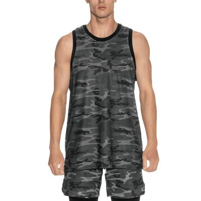 China QUICK DRY Cotton Sports Singlet Muscle Travel Camouflage Sleeveless Men Invest, Gym Wear Bodybuilding Fitness Running Mens Tank Tops for sale