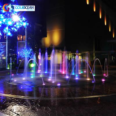 China Customized Customized Digital Program Control Music Dance Floor Artificial Water Fountain for sale