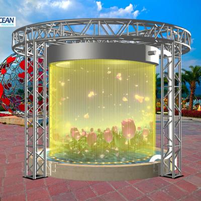 China All FREE DESIGN Wedding Decoration Stainless Steel Digital Water Curtain for sale