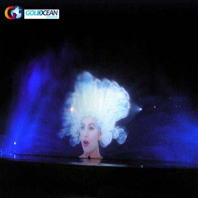 China Customized FREE DESIGN water screen movie projection fountain show for big water show for sale