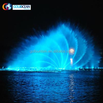 China Customized Dubai Fountain Large Floating Musical Dance Fouantin For Outdoor Show for sale