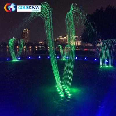 China Customized Free Design ODM Colorful Seagull Dangle High Spray Water Fountain for sale