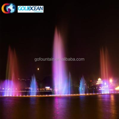 China All FREE DESIGN Lake Floating Super High Jet Laser Water Fountain for sale