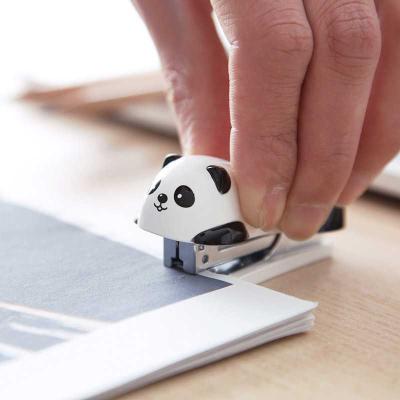 China Creative Fancy Mini Stapler Students Stapler Integrated Clip Remover with 1000pcs Staples for sale