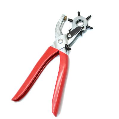 China For Hobby Turning Punch Leather Punch Pliers Chrome-plating Watch Band Belt Leather Strap Punch Pliers Cavity Hole Stamp Punch Pliers for sale