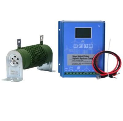 China Wind Controller Oem 12v 24v Auto 500w 800w Off Grid Wind Turbine Charge Controller 48v 1200w Mppt Solar And Wind Charger Hybrid Controller for sale