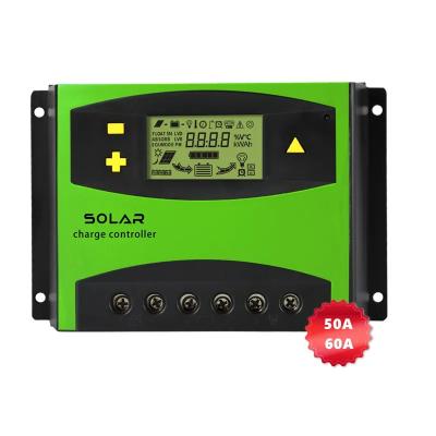 China Charger Controller Hot New 30 40 amp 60a PWM Solar Panels Charge Controller 12v 24v Auto for Lead Acid Battery Charging Controller for sale