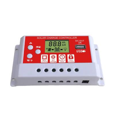 China Charger Controller 12 / 24v ac to dc Solar Power System 10A 20A 30A PWM Solar Charge Controller for lifepo4 Lithium Lead acid battery for sale