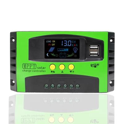 China Charger Controller Factory Mini Mppt 10 20 30 Amp Auto 12 24 Volt Off Grid Solar Panel Controlador De Carga Mppt Solar Controller For Home for sale