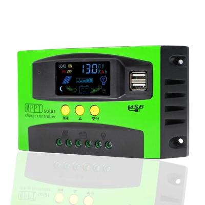 China Charger Controller 10a 20a 30a Mppt Solar Charge Controller Auto Detection 12v 24v Lithium Lifepo4 Battery Charger Mppt  Controller for sale