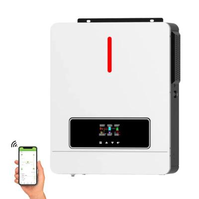 China Top 10 Hybrid Solar Inverter Without Battery On Off Grid Tie 3.6kw 6.2kw Mppt Solar Inverter Power Charger System Single Phase 420*310*110mm for sale