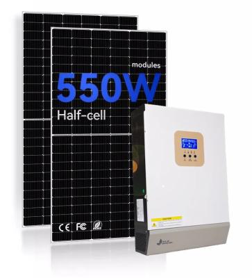 China Home 5kw 10kw Home Complete Tile Roof Solar Mounting Structure Panel Ground Mount Solar Energy Storage System Battery with Smart bms for sale