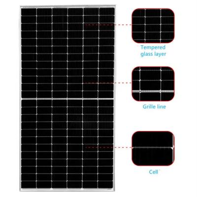 China High Efficiency Mono Solar Panel 48v 36v 18v 12v PV Module Paneles Solares 150w 100W Ground Roof Top Solar panel 380w mono 400w 500w 550w Cheap Solar Panels for sale