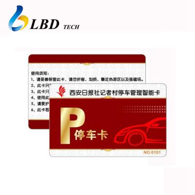 China PVC/PET/PET-G/PAPER/ABS ECT LBiDa 13.56MHz MIFARE plus X 4K RFID Smart Card for parking for sale