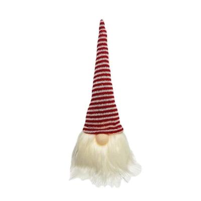 China Fabric Guaranteed Unique Quality Red And White Striped Gnomes Plush Doll Christmas House Decoration for sale