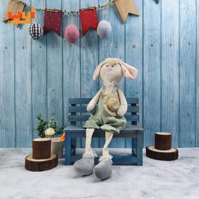 China Adorable Plush Resting Bunny Products Home Decor Rabbit Easter Decoration for sale