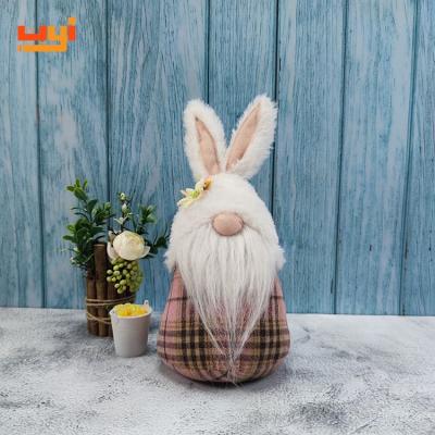 China Fashion Tomte Easter Decorations New Gifts / Festival Ornament Handmade Swedish Nordic Home Decoration Spring Gifts Easter Bunny Gnomes With Rabbit Ear for sale