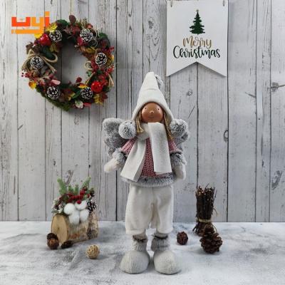 China Gifts/Cute Cloth Handmade Angel Figurine Dolls Table Ornaments Home Decoration for Christmas Home Decoration for sale