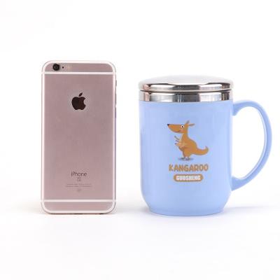 China Durable Travel Mug Stainless Steel Anti-scalding Mug For Child Labor With Straw And Cover for sale