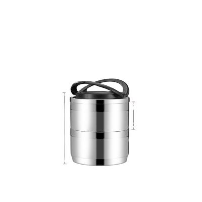 China 2 Layer Proof Soup Container Viable Thermos - Stainless Steel Bento Lunch Lock Box 4 Metal for sale