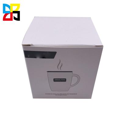 China Recycled Cheap White Printed Materials Custom Mug Coffee Mug Gift Boxes Package Boxes Retail Packaging Box for sale