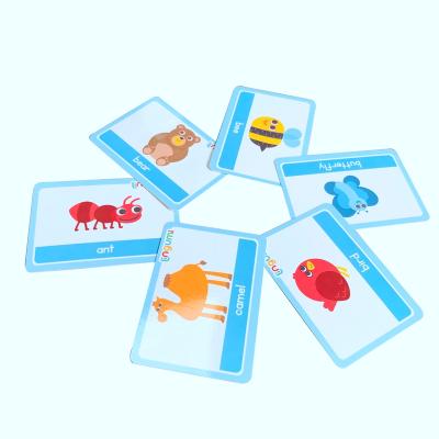 China etc educational customized flash card education paper flash cards printing for kids for sale