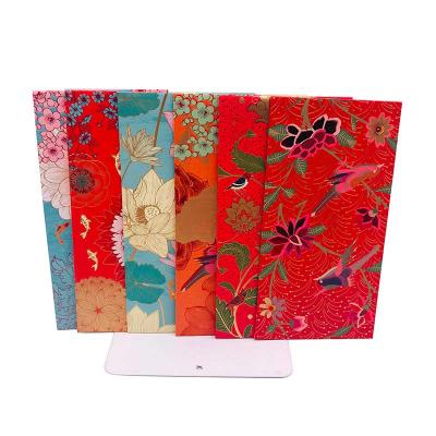 China 2021 gift envelope drop ship package hong bao ang bao red with full color gold foil printing for sale