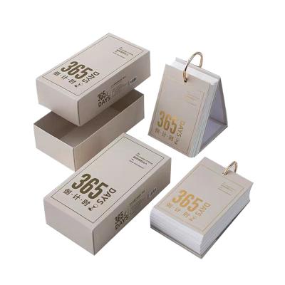 China 2021 Recyclable Customized Design Tear Off Mini Calendar Table Calendar Desk Calendar Printing for sale