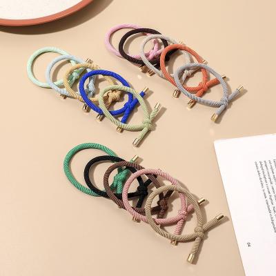 China Hair Bands Hot Selling Ins High Resilience Thin Headband Plain Wire Tied Hair Ties For Women for sale