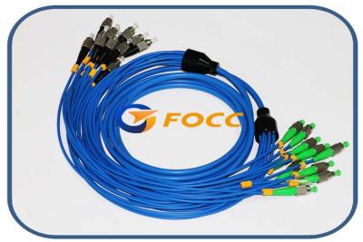 Cina tipo monomodale blu 8 delle fibre FC di 5.0mm del cavo a fibra ottica corazzato della toppa in vendita